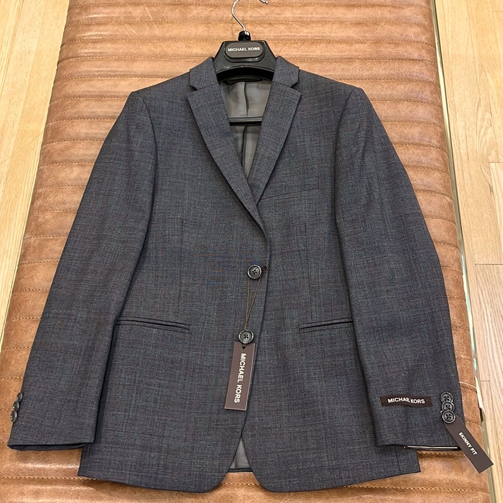 Michael Kors Boys Grey Suit size 10 Skinny